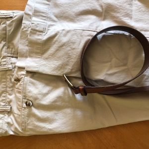 Polo by Ralph Lauren Chinos and Belt Size 36